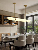 Axyaa Modern Marble Restaurant Pendant Light - High-End Minimalist Design