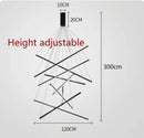 Axyaa Minimalist Line Chandelier: Luxury Staircase Pendant Light for Modern Home Décor