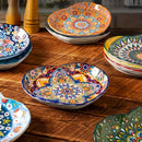 Axyaa Bohemian Ceramic Love Plate | Creative Vegetable Fruit Steak Plate | High-Value Tableware