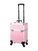 Makeup Train Case with Adjustable Dividers by Axyaa
