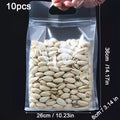 Axyaa Clear Zip Lock Snack Bags Set for Food Packaging