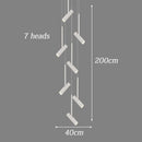 Axyaa Modern Stair Chandelier Pendant Light for Indoor Living Room Lighting