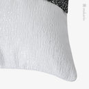 Axyaa Black White Gray Stitching Pillow Sofa Set Luxury Decor Bedroom
