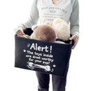 Felt Pet Toy Box Organizer by Axyaa - Organize Dog Toys, Blankets, & More