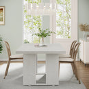 Axyaa Rustic Farmhouse Dining Table: 71" Rectangular Table for 6-8 People
