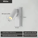 Axyaa Rotatable LED Wall Sconce Lamp for Bedroom, Hotel - Modern Design