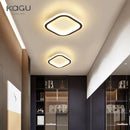 Axyaa Round LED Ceiling Light 25cm Diameter Square Kitchen Lamp Home Indoor