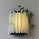 Axyaa Luxury Copper Marble Wall Lamp for Hotel Bedroom & Study Area