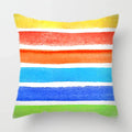 Tropical Plants Parrot Feather Cushion Cover for Sofa by Axyaa