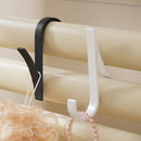 Axyaa Towel Holder Heated Radiator Rail Hooks; Home Cabinet Coat Scarf Hanger Rack