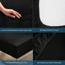 Axyaa Soft Cotton Fitted Sheet - Single to King Sizes Available