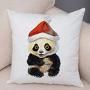 Axyaa Cute Animal Print Pillowcase for Home Sofa Bed Decor
