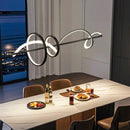 Axyaa Modern Home Decor LED Pendant Light Chandeliers for Living & Dining Room