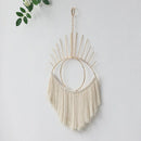 Boho Evil Eye Macrame Dream Catcher Tapestry by Axyaa - Aesthetic Bedroom Decor