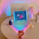 Axyaa Mini Sunset Projector USB LED Night Light for Romantic Atmosphere and Room Decor