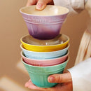 Axyaa 4.5" Ramen Bowls, Set of 8 Colors, Tableware for Kitchen & Dining