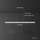 Axyaa LED Magic Bean Brass Ball Chandelier for Modern Living Room & Bar Counter