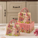 Axyaa Blooming Handbag Vase for Nourishing Fresh Flowers - Floral Decoration Ornament