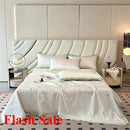 Axyaa Embroidered Silk Summer Quilt 4-Piece Bedding Set