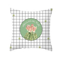 Axyaa Giraffe Pattern Summer Pillowcase for Home Decor - Plant Inspired
