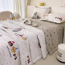Axyaa Super Soft Cloud Cotton Summer Quilt 4-Piece Set
