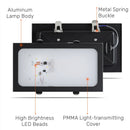 Axyaa Square LED Downlights: Ultra-thin 9W/12W/24W Grille Panel Lamps for Indoor Spot Lighting