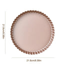 Axyaa Fluted Tart Pan with Removable Bottom, Nonstick Bakeware for Baking & Quiches