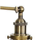 Axyaa 2-Head Industrial Vintage Wall Lamp Clear Glass Stair Light Fixtures
