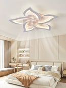 Axyaa LED Dimmable Ceiling Fan Light with Remote Control - Modern Home Decor