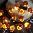Axyaa Acorn Light String: Luminous Fruit Outdoor Camping and Thanksgiving Decor