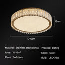 Axyaa Crystal LED Ceiling Lights for Modern Home Decor Lighting