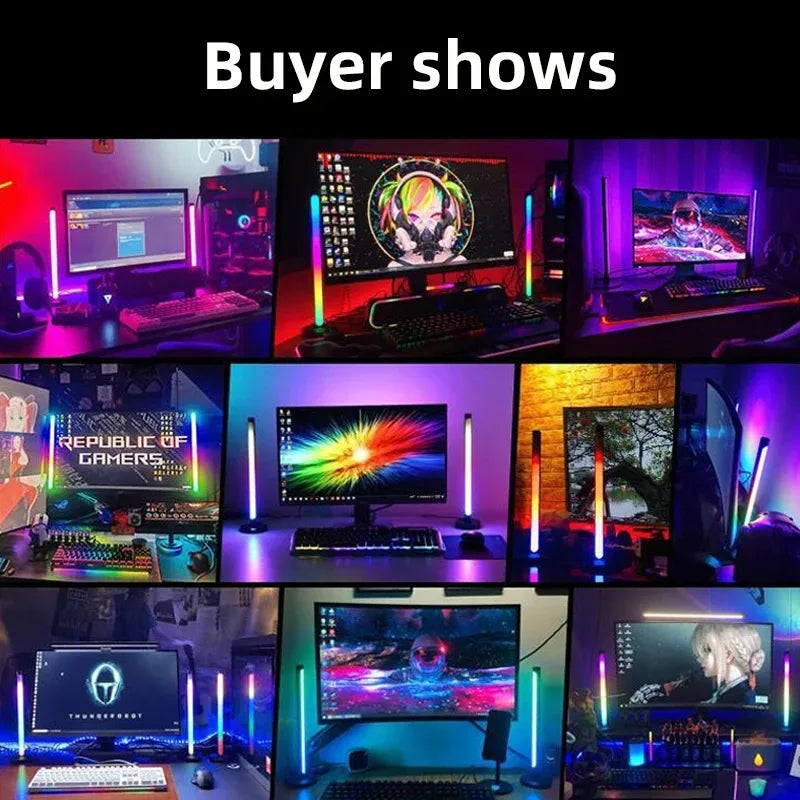 Axyaa Smart LED Gaming Light Bar with Bluetooth Color Modes