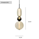 Axyaa Artistic Glass Lollipop Chandelier - Colorful Luxury Ceiling Fixture