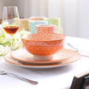 Axya Natsuki 32-Piece Porcelain Japanese Tableware Set for Dining & Entertaining