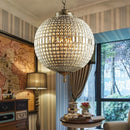 Axyaa Spherical Crystal Pendant Chandelier for Living Room and Bedroom