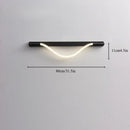 Axyaa Minimalist Silicone Musical Note Wall Lamp with Copper Finish