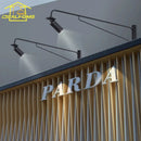 Axyaa Iron Art Long Swing Arm Wall Lamp LED E27 Waterproof Garden Balcony