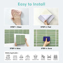 Axyaa Peel & Stick PVC Wall Panels - Self-Adhesive Kitchen & Bathroom Tile Stickers