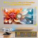 Axyaa 40000Lumens Android 3D Full HD Projector Auto Focus Home Theater 5G WiFi
