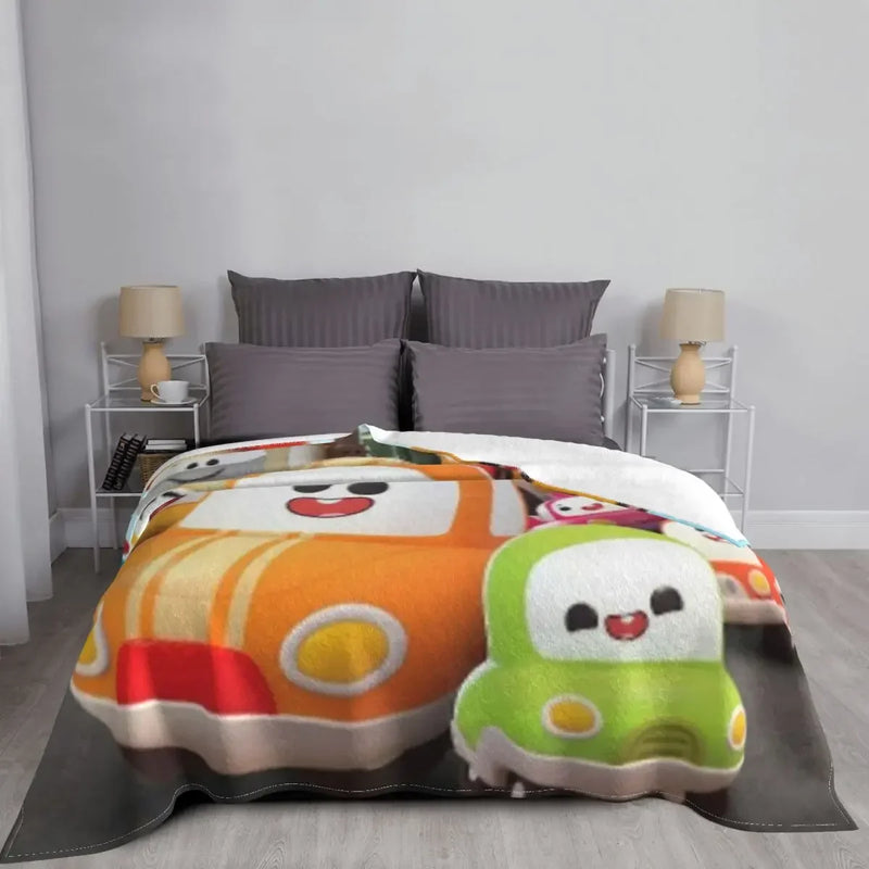 Axyaa Shaggy Blanket: Cory Carson and Friends Throw Blanket