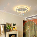 Axyaa Smart LED Ceiling Light for Nordic Home Decor and Bedroom, Dimmable Indoor Lamp