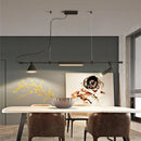 Axyaa Black Nordic LED Chandelier for Dining Room and Kitchen Lighting