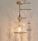 Axyaa Crystal Glass LED Wall Sconce for Luxe Home Decor & Lighting