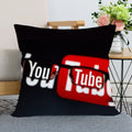 Axyaa Satin Soft Pillowcase for Home Decor 45x45cm Square Zipper Pillow Cover