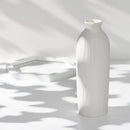 Axyaa White Ceramic Vase - Nordic Classic Decor for Living Room & Dining Room