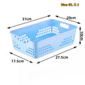 Axyaa 10-Piece Versatile Plastic Storage Baskets for Toys, Desk, Kitchen, and Bathroom