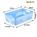 Axyaa 10-Piece Versatile Plastic Storage Baskets for Toys, Desk, Kitchen, and Bathroom