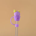 Axyaa Kawaii Silicone Straw Topper Cover for Tumblers & Bottles