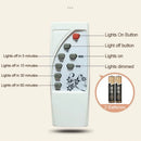 Axyaa LED Night Light Wall Lamp with Remote Control for Energy Saving Home Decor