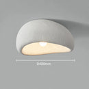 Axyaa Wabi Sabi Grey Ceiling Light: Nordic Design for Living Room & Commercial Spaces